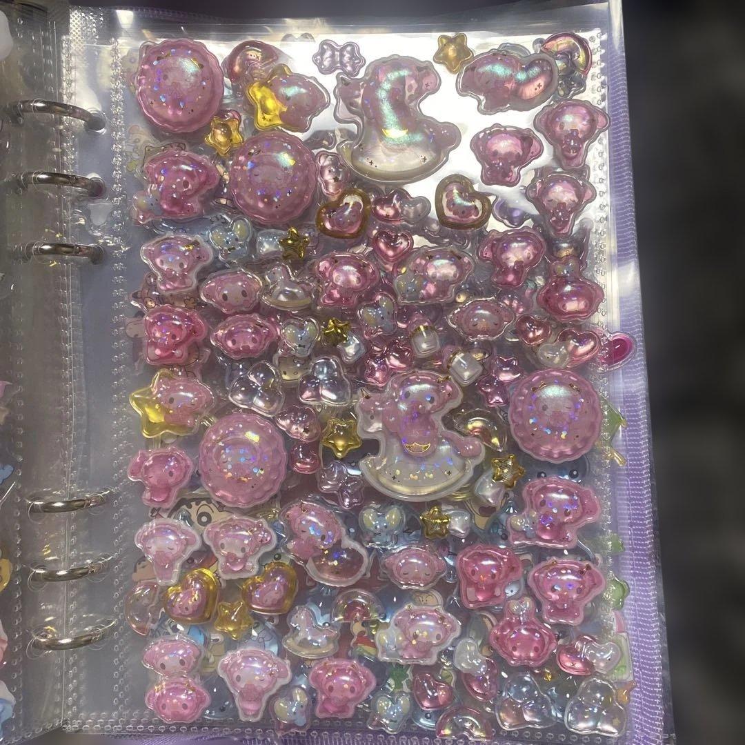 シール帳　完成品　14ページ　シール帳完成品　たまごっち　サンリオ