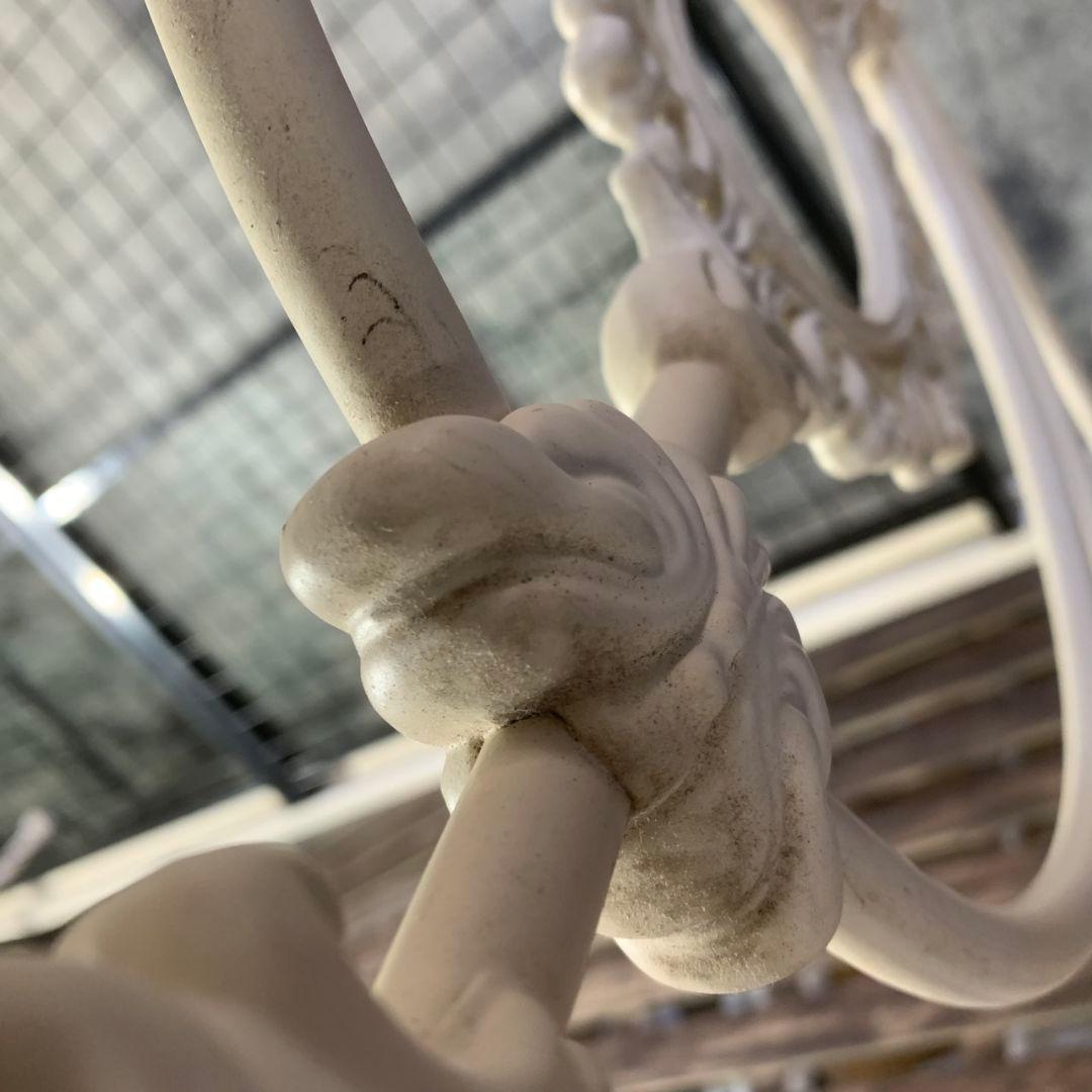 K927 ローラアシュレイ シングル ベッド フレーム ホワイト