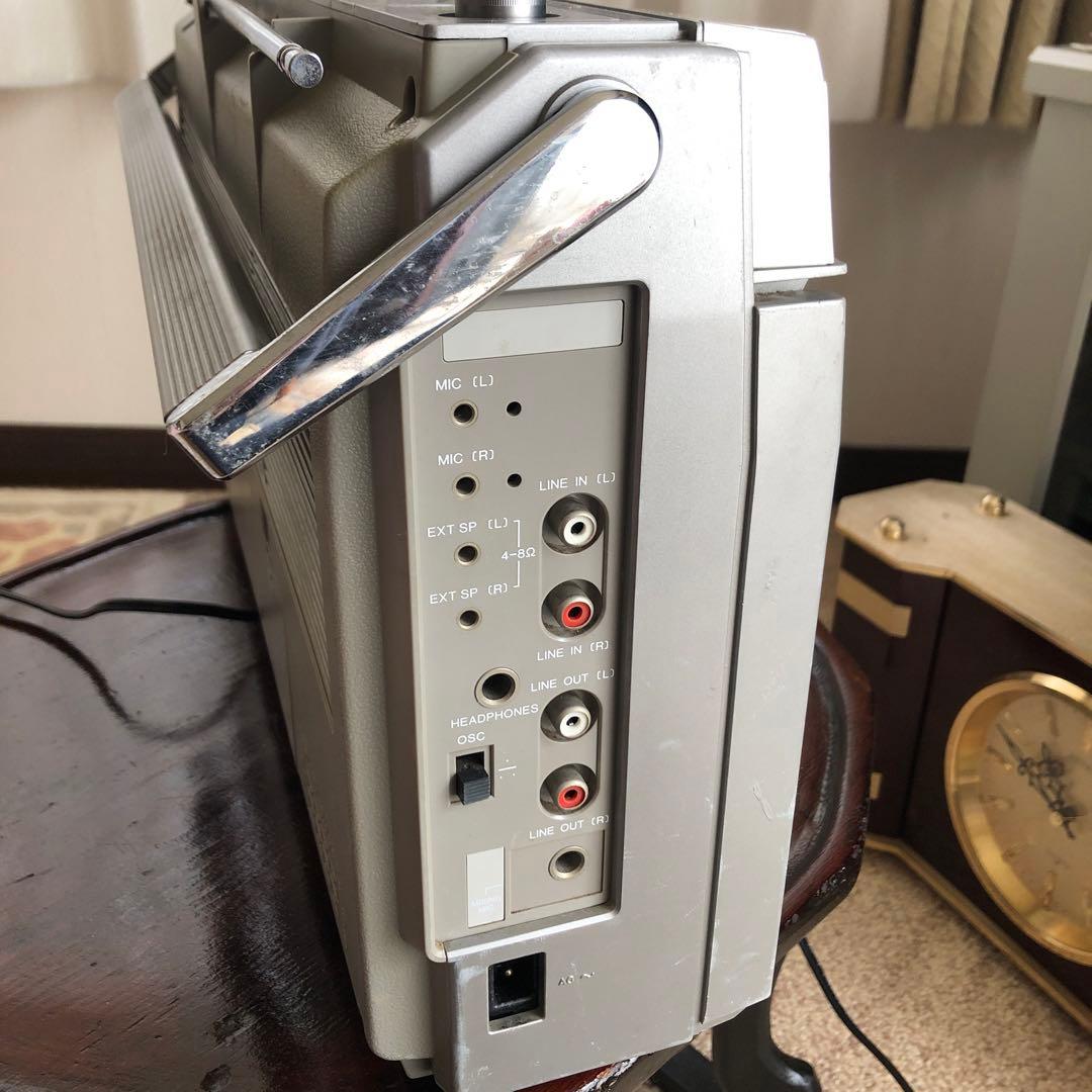 AIWA アイワ　FMAMラジカセ　Jー55 　日本製　レトロ　カセットジャンク