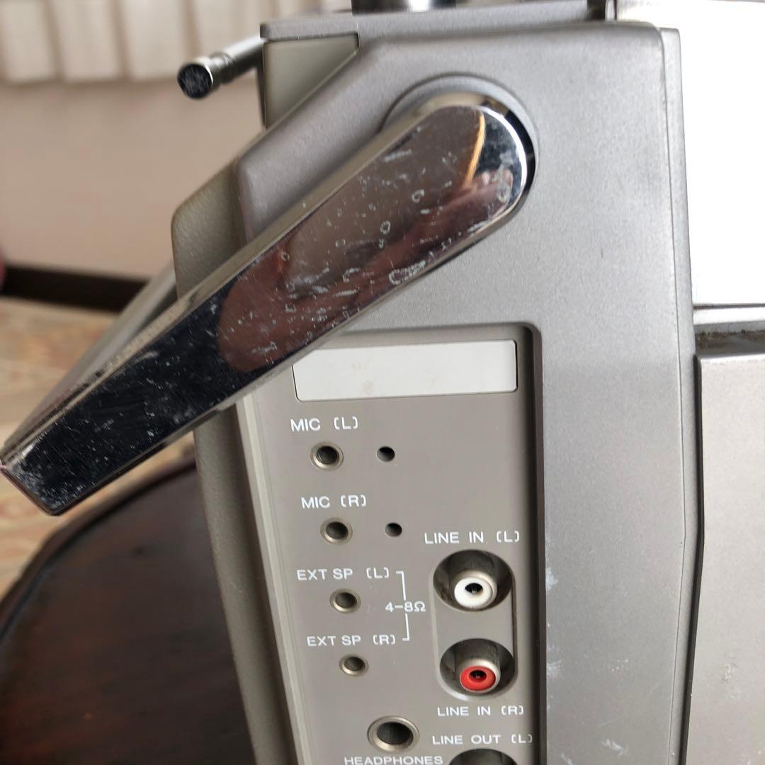 AIWA アイワ　FMAMラジカセ　Jー55 　日本製　レトロ　カセットジャンク