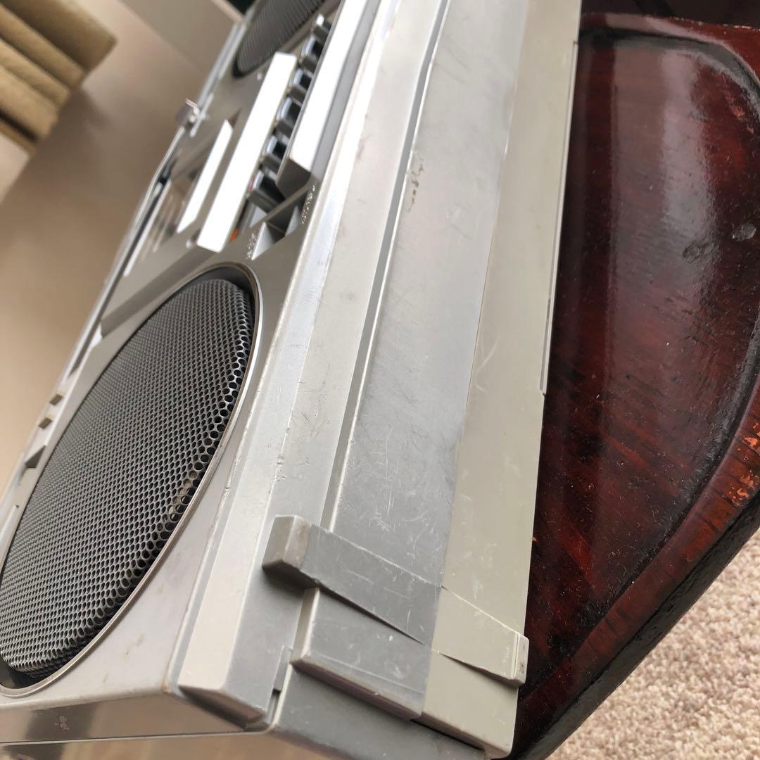 AIWA アイワ　FMAMラジカセ　Jー55 　日本製　レトロ　カセットジャンク