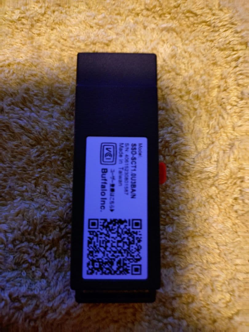 BUFFALO SSD-CTU3-BK ポータブルSSD 1TB