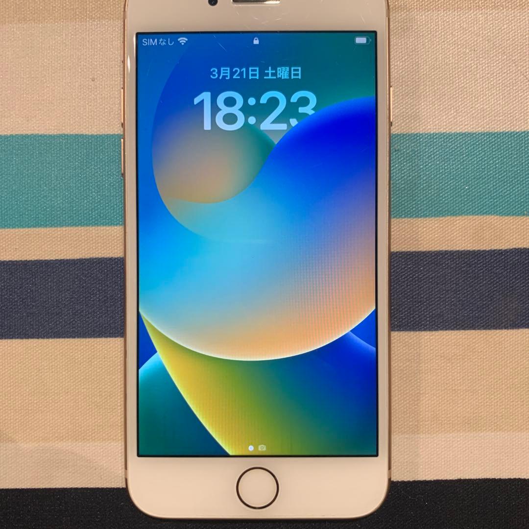 iPhone 8 ゴールド ローズゴールド　美品　SIMフリー　256G