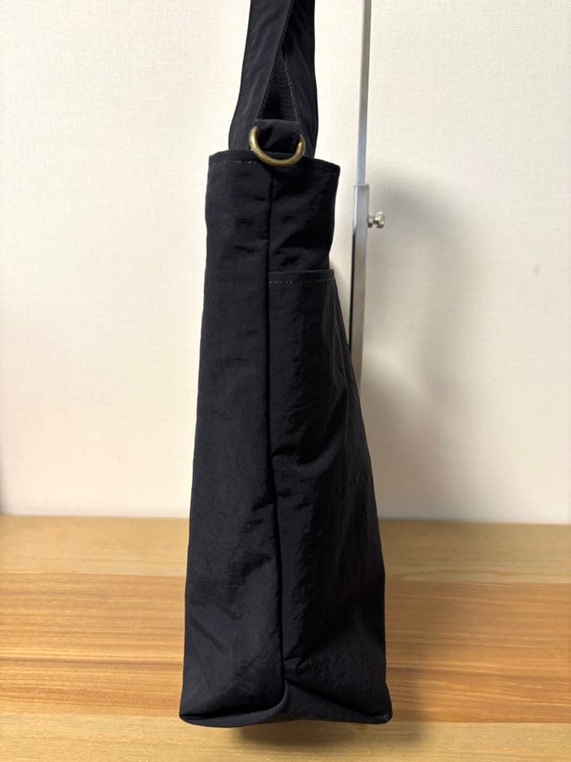 猫村様　コウテイペンギン　トートバッグ　ファスナー付き　ナイロンワッシャー
