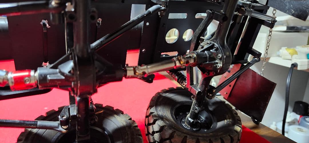 ラジコン　クローラー　Rc 4WD グレー 希少！サーボ、アンプ付き！送料込み