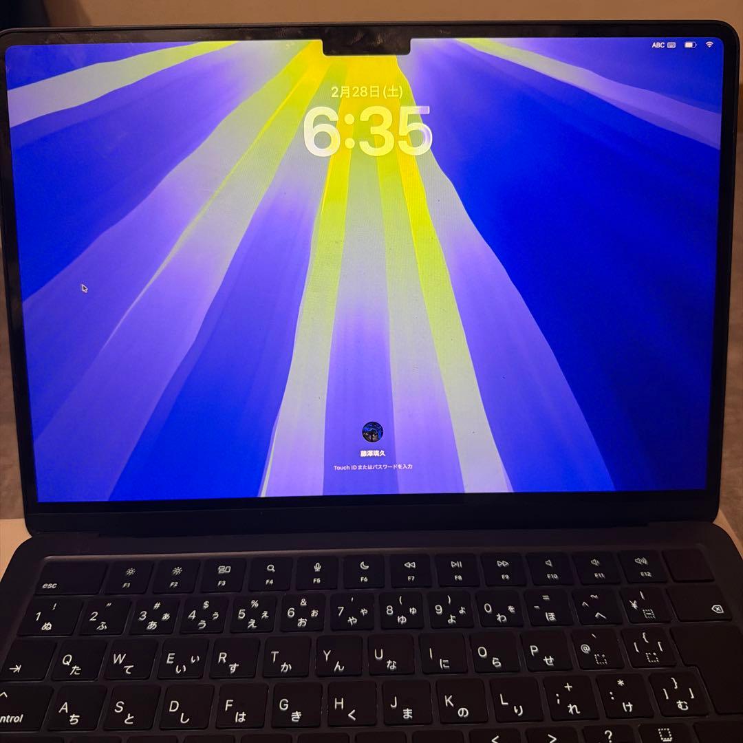 MacBook Air M2チップ 13インチ スペースグレー 本体 箱付き