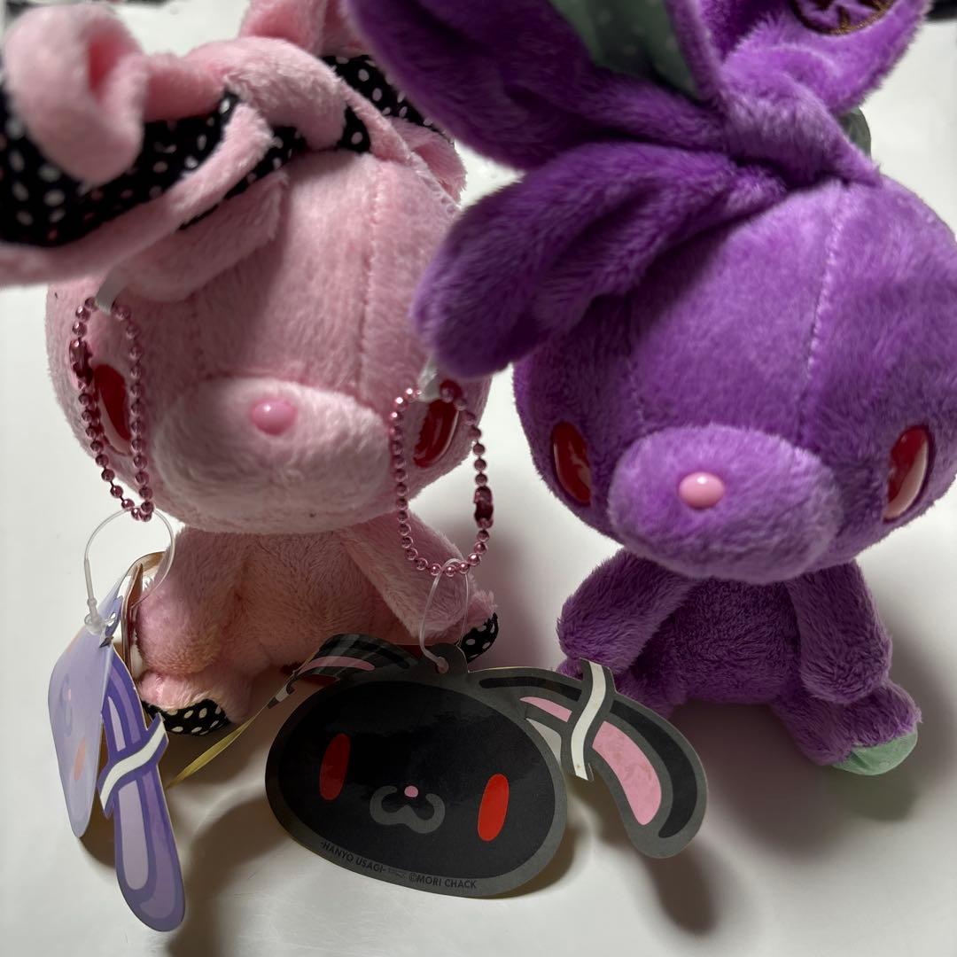 汎用うさぎ チャックス GP ぬいぐるみ ドット ひとくちサイズ 2個セット