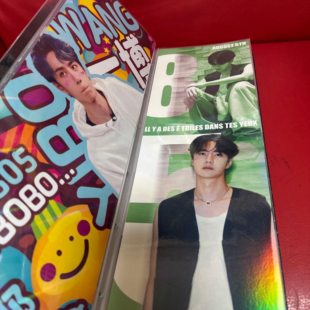 王一博手幅 60枚収納冊付き