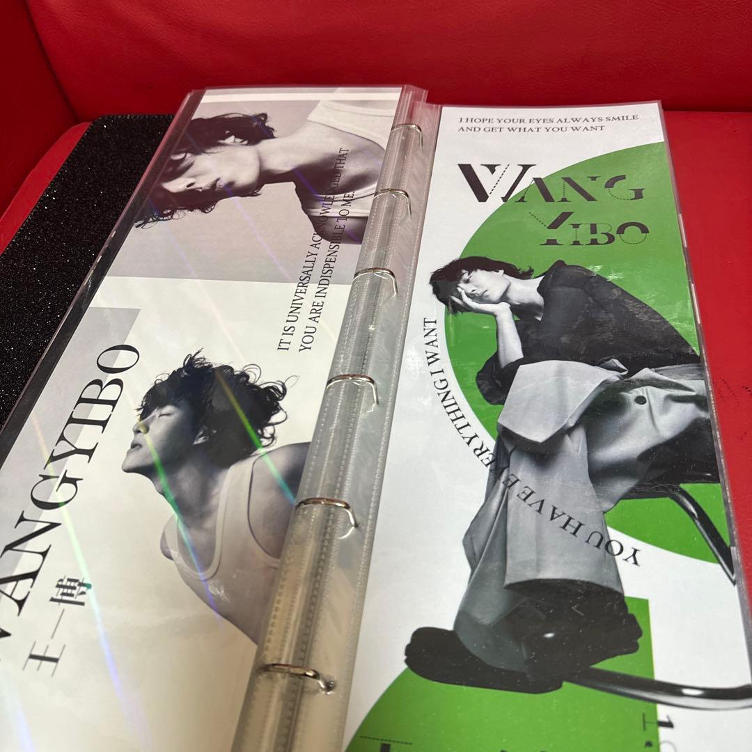 王一博手幅 60枚収納冊付き