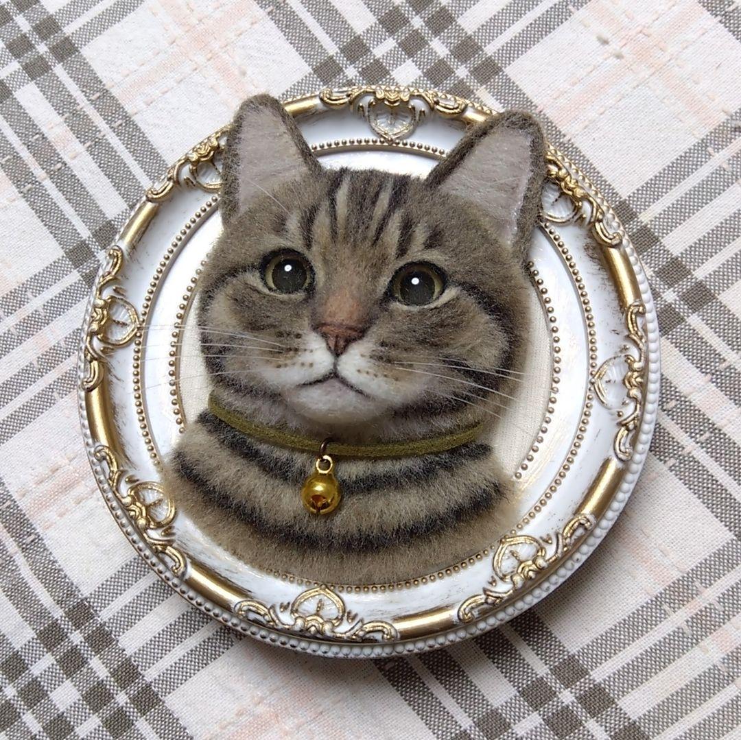 羊毛フェルト 猫 ハンドメイド Lala