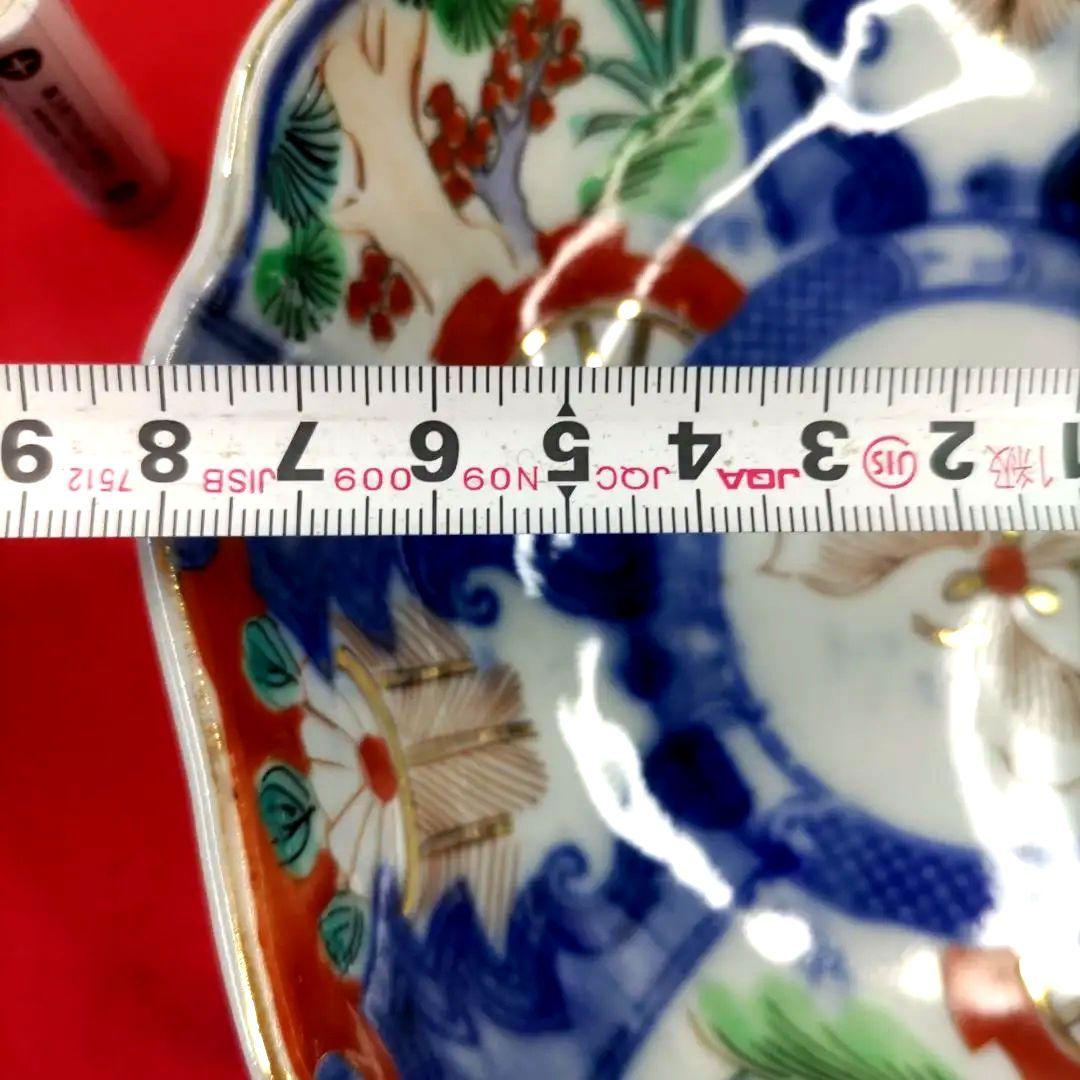 有田焼　伊万里焼　古伊万里　金彩　色絵　なます皿　小皿　小鉢　6寸皿5客セット②