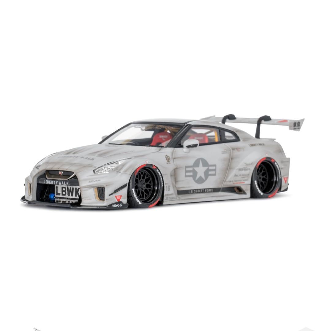 ミニカー 1/43 MakeUP LBWK GT GTR Matte Gray