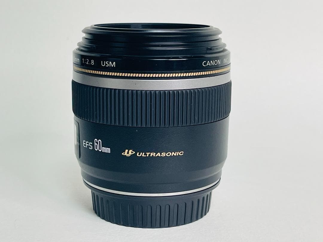 ★極上美品★CANON EF-S 60mm F2.8 マクロ USM ★動作快調