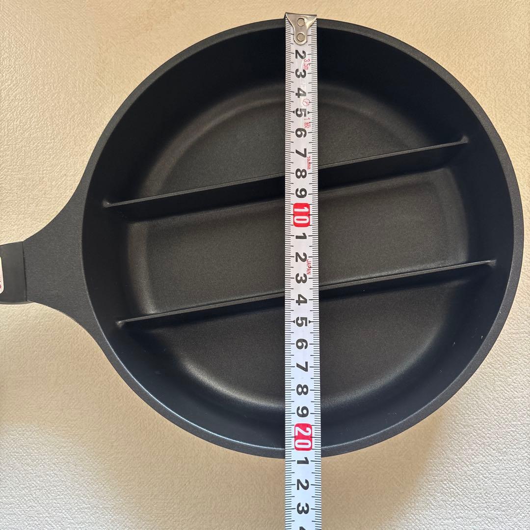 ダブルクック 片手鍋&センターエッグトリプルパンmini カフェラテ