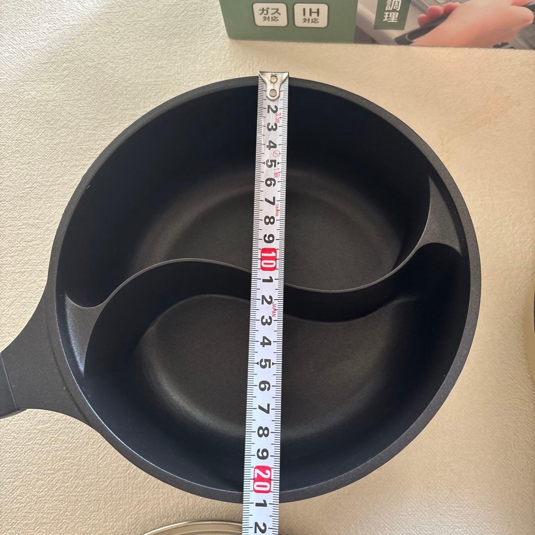 ダブルクック 片手鍋&センターエッグトリプルパンmini カフェラテ