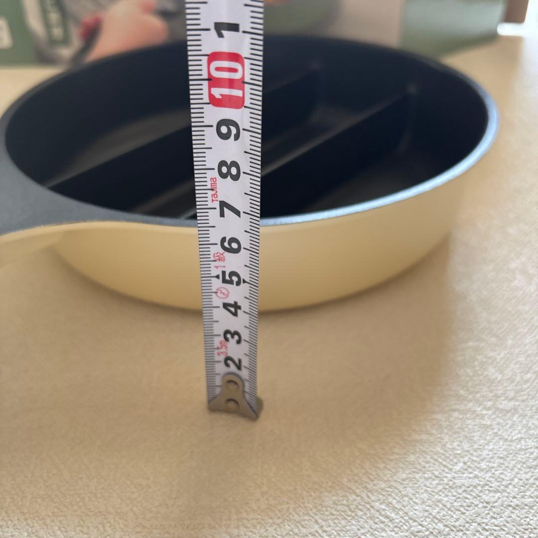 ダブルクック 片手鍋&センターエッグトリプルパンmini カフェラテ