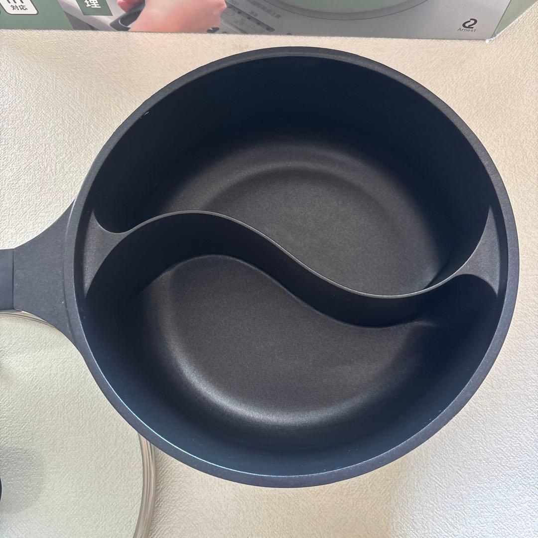 ダブルクック 片手鍋&センターエッグトリプルパンmini カフェラテ