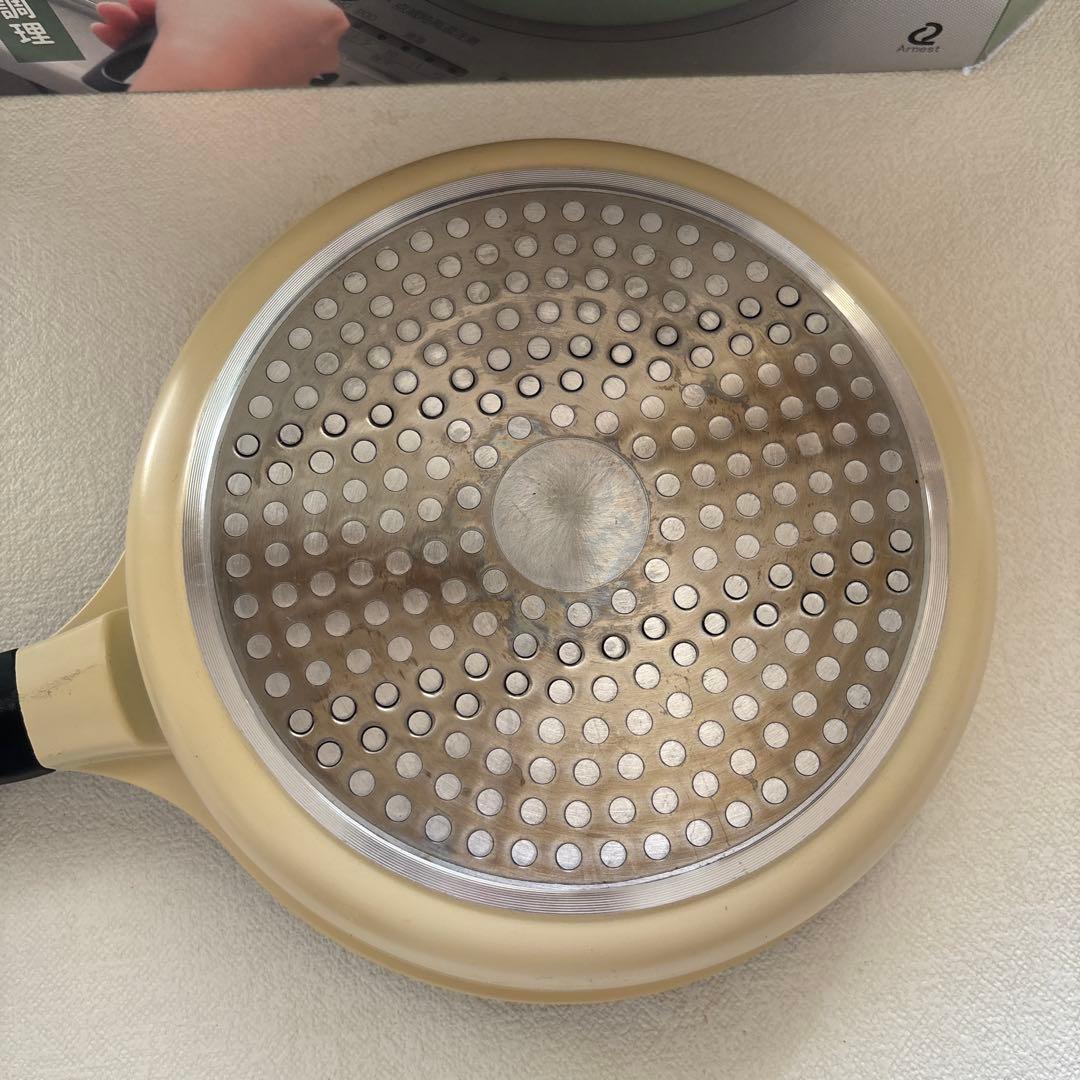 ダブルクック 片手鍋&センターエッグトリプルパンmini カフェラテ