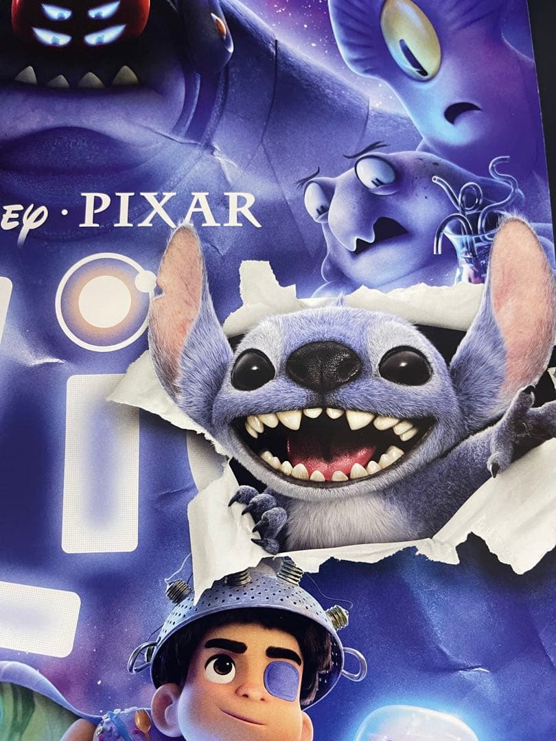 *枚数限定*映画館用両面印刷ポスターUS版:リロ＆スティッチ 星つなぎのエリオ