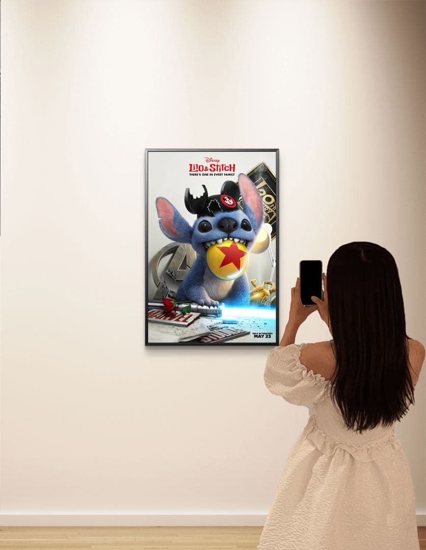 *枚数限定*映画館用両面印刷ポスターUS版:リロ＆スティッチ 星つなぎのエリオ