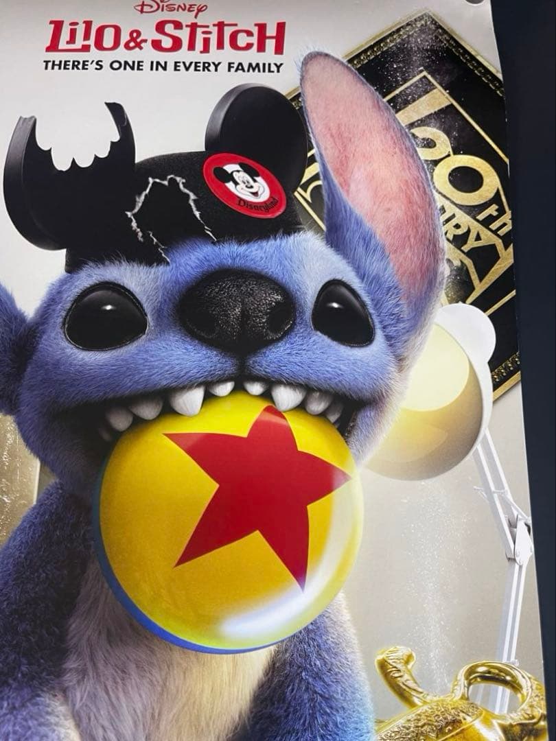 *枚数限定*映画館用両面印刷ポスターUS版:リロ＆スティッチ 星つなぎのエリオ