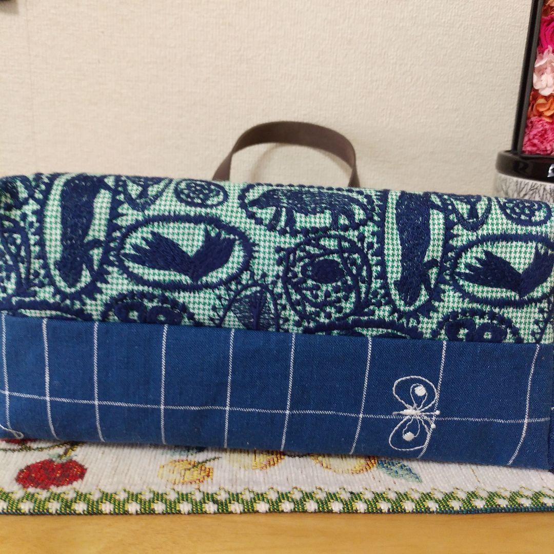 ミナペルホネン　ジャングルレリーフ/チョウチョ　バッグ　ハンドメイド