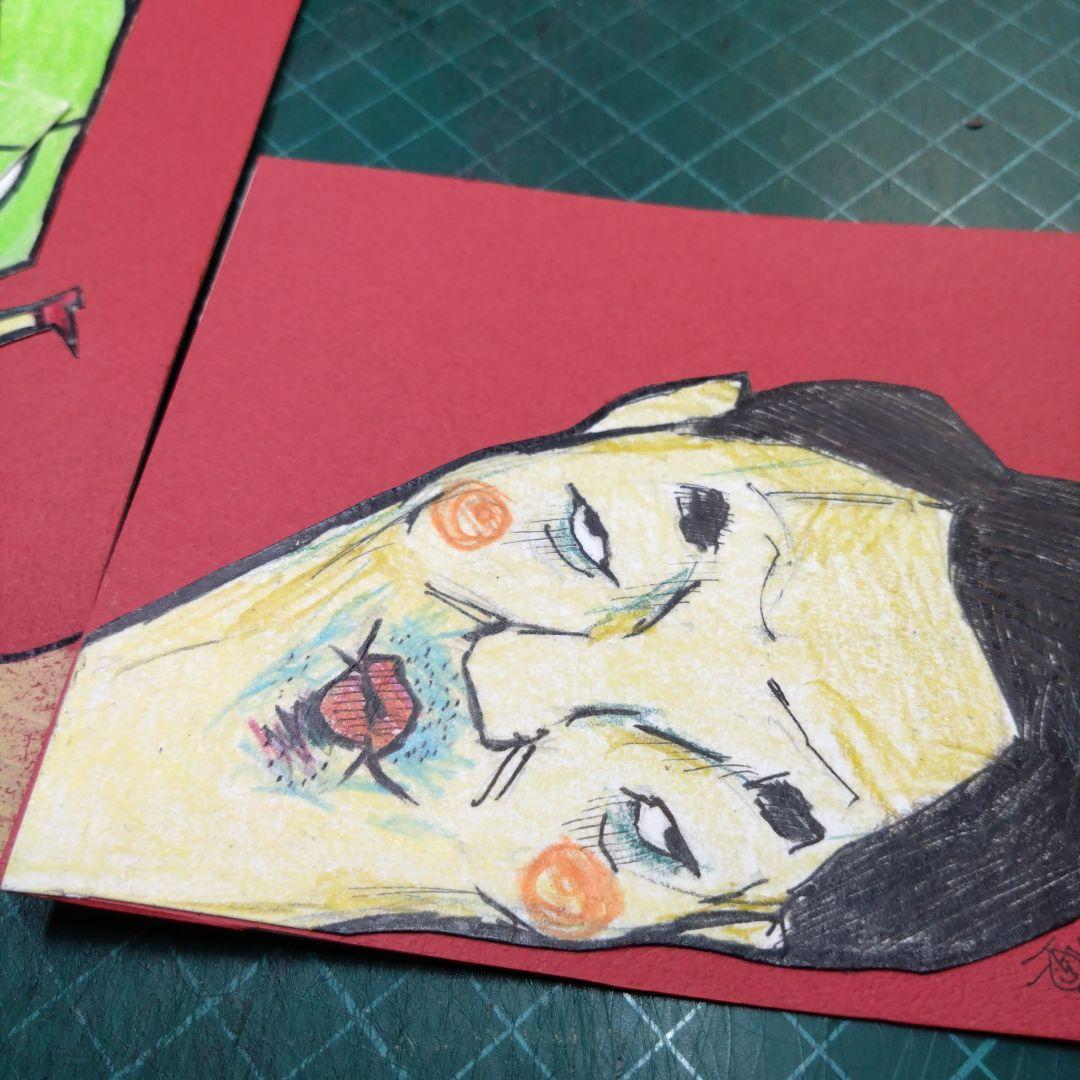 【ザビちゃん】【原画肉筆】ひみつの下半身(３枚組)