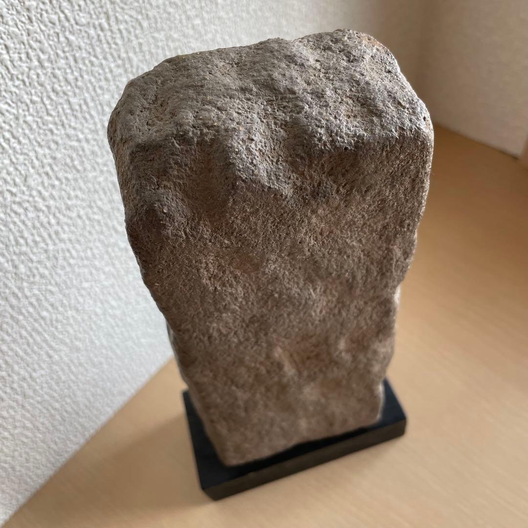 プリミティブな造形の泥仏 仏教美術 泥仏 民衆仏 古道具 仏像