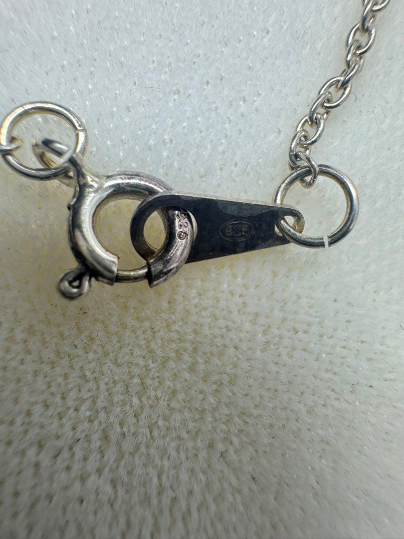 14K 585 金使用 ゾウゲ風 ペンダントトップ シルバー925チェーン付き