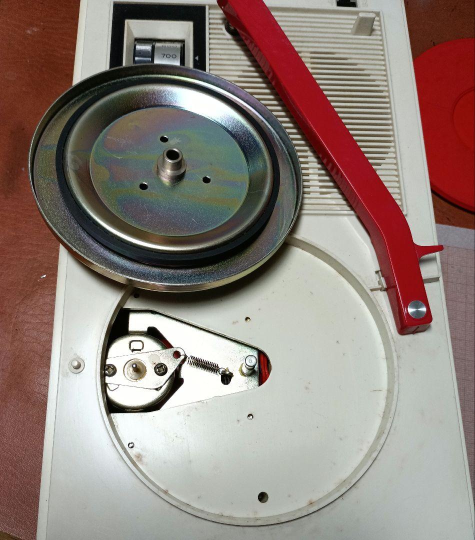 ポータブルレコードプレーヤー　ナショナルSF-550 動作品　昭和レトロ