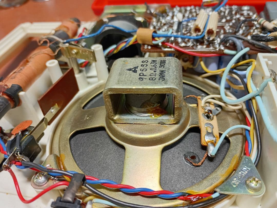 ポータブルレコードプレーヤー　ナショナルSF-550 動作品　昭和レトロ