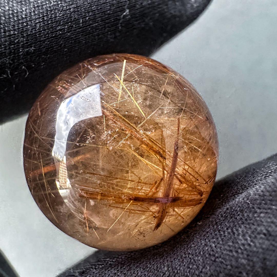 【財運・金運・事業運up❗️】帝王秘宝極美❗️タイチンルチル丸玉 スフィアA1266