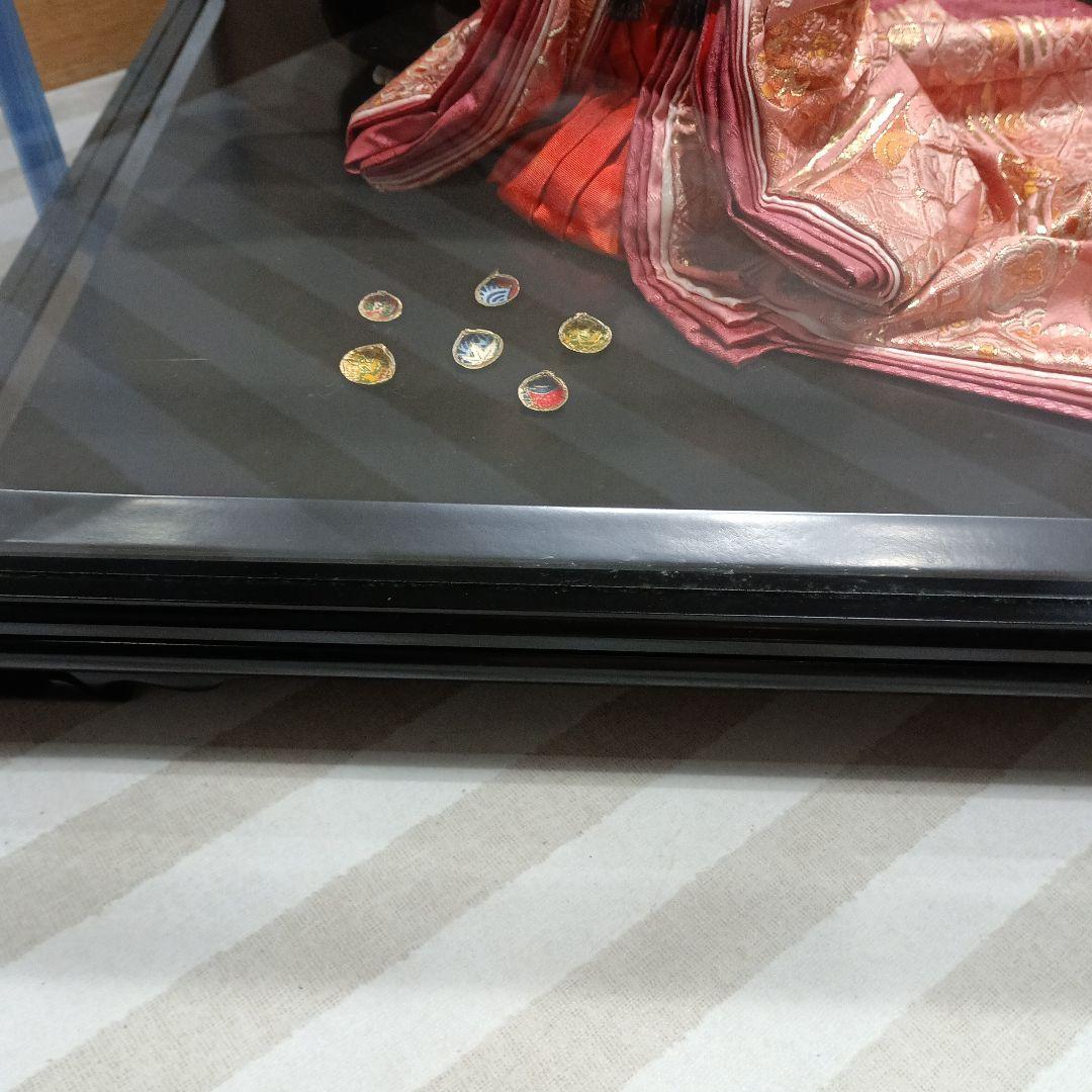 ひな人形 ケース付き 伝統的装飾