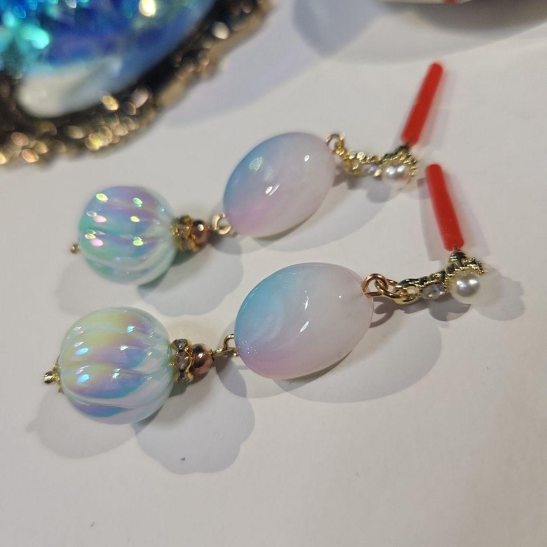 ハンドメイドピアス3290