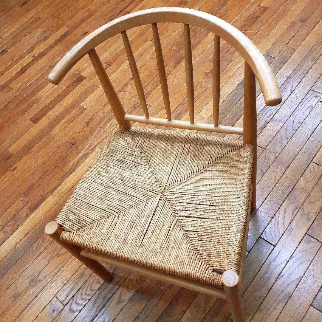 デンマーク製　ペーパーコード　ヴィンテージチェア