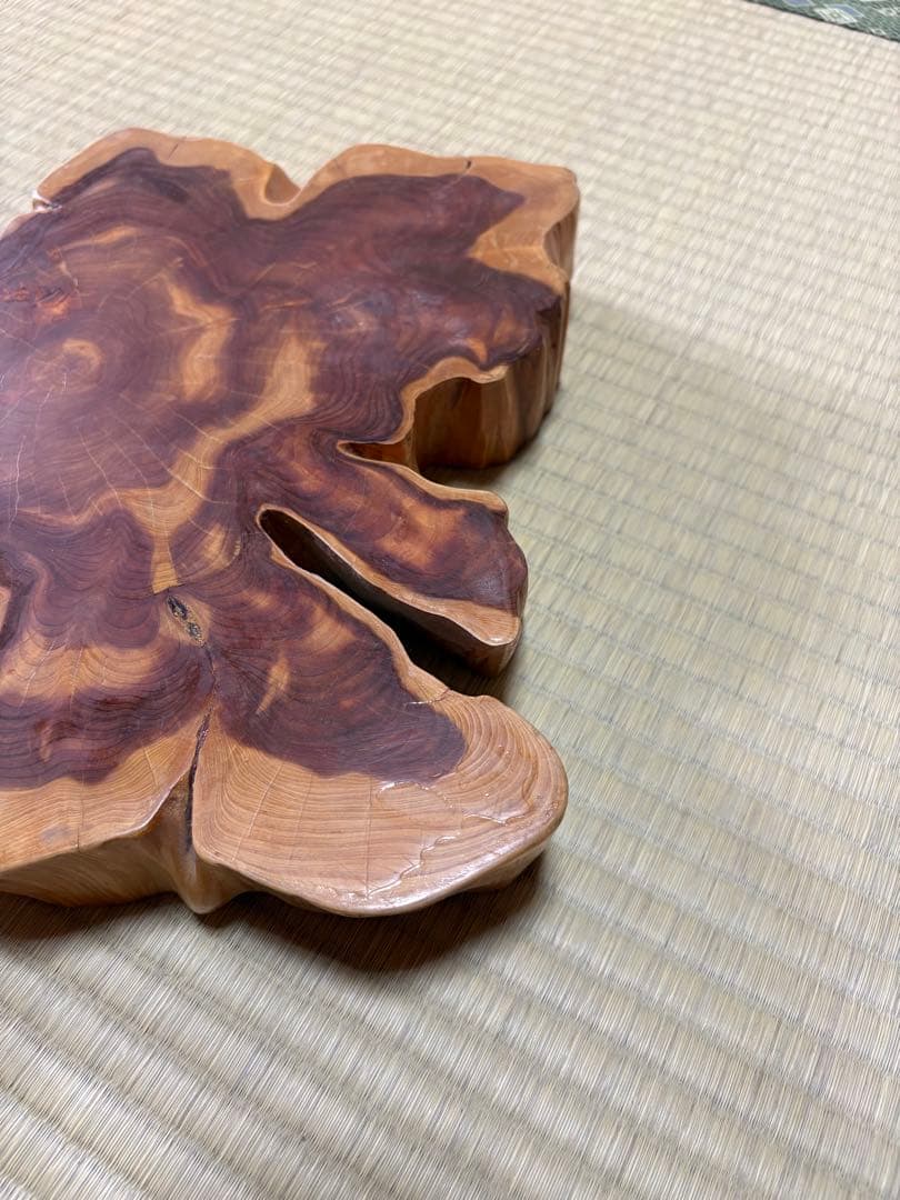 欅 けやき 無垢 一枚板 飾り台 敷板 花台 香炉台 天然木