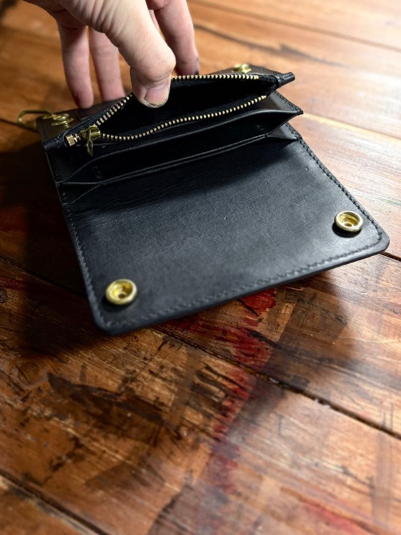 トラッカーウォレット TW-03 エレファントレザー 茶芯