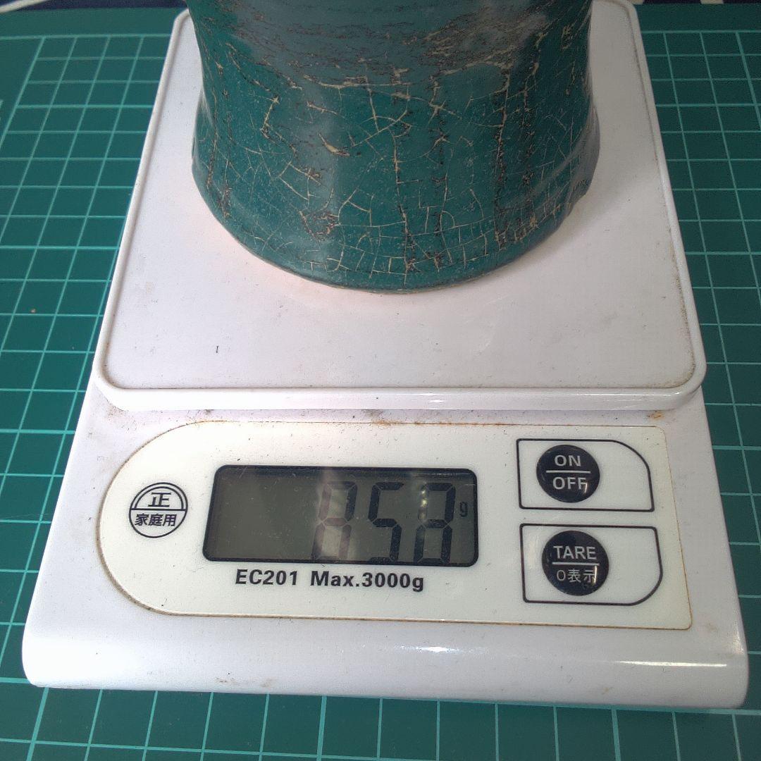 骨董１７ 中国美術？日本美術？昭和レトロアンティーク ヴィンテージターコイズ色