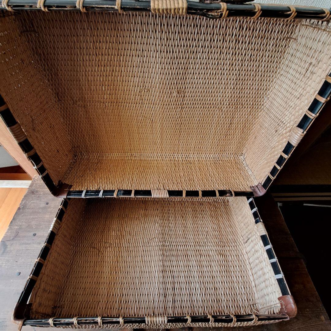 柳行李　トランク 古道具 アンティーク