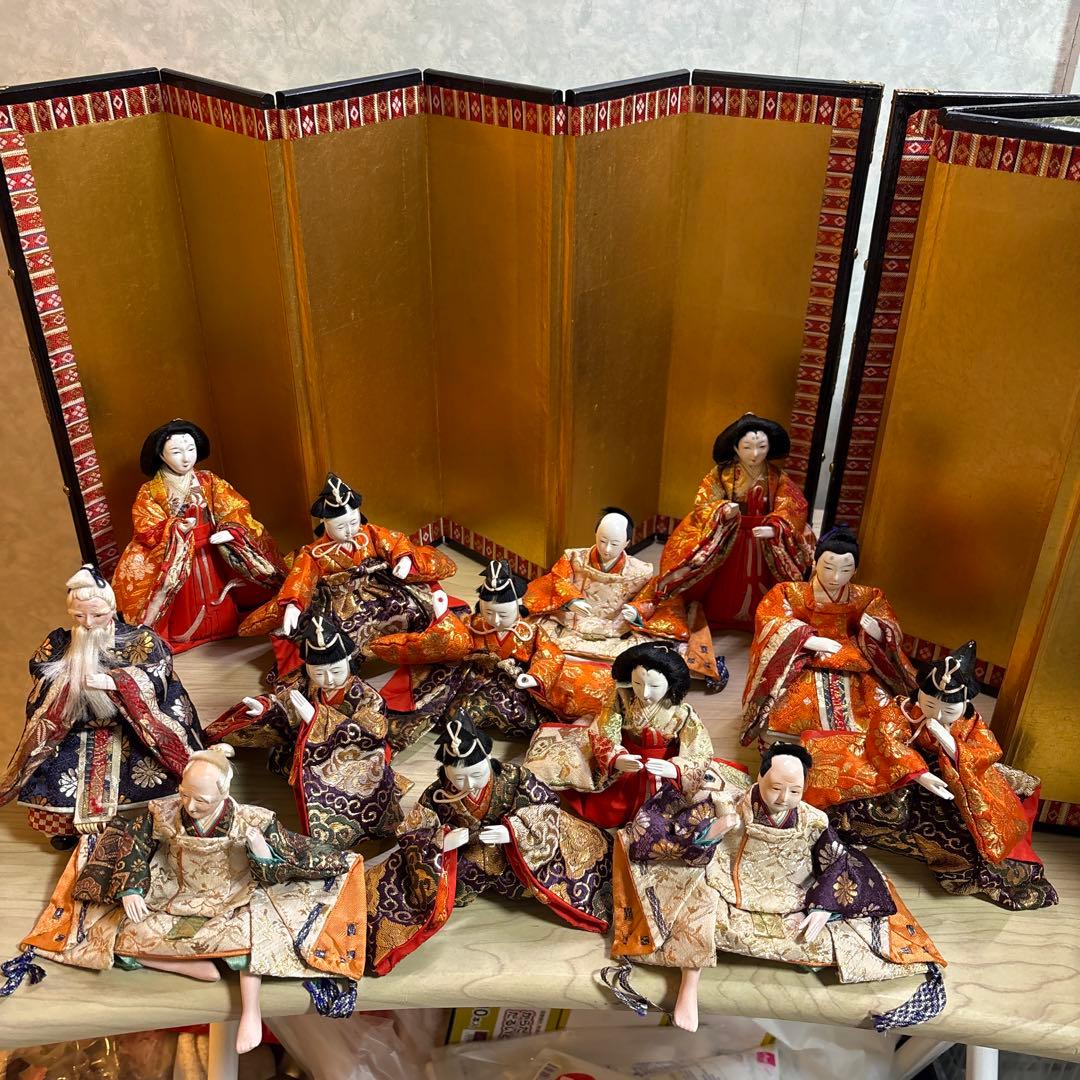 お雛様 お雛道具 昭和 木箱 骨董