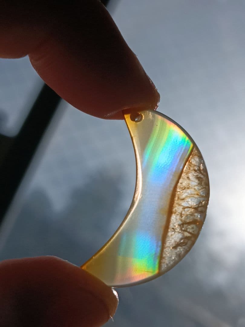 14kgf 三日月①番　アイリスアゲート