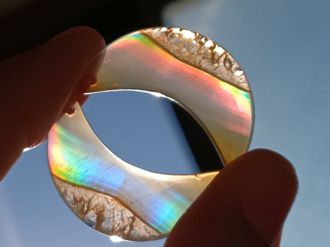 14kgf 三日月①番　アイリスアゲート