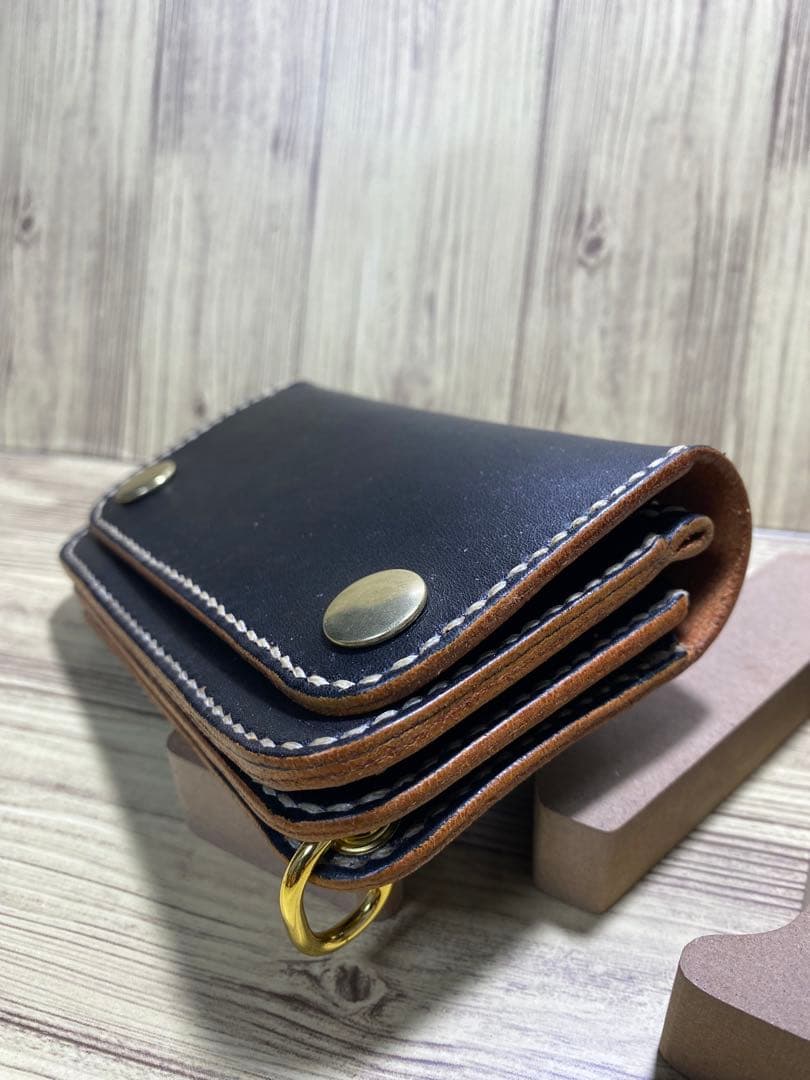 【tct】ミドルトラッカーウォレット　丘染め（茶芯）オーダー商品