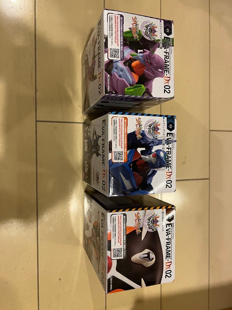 未開封★EVA-FRAME-DX02 新世紀エヴァンゲリオン　全3種コンプリート