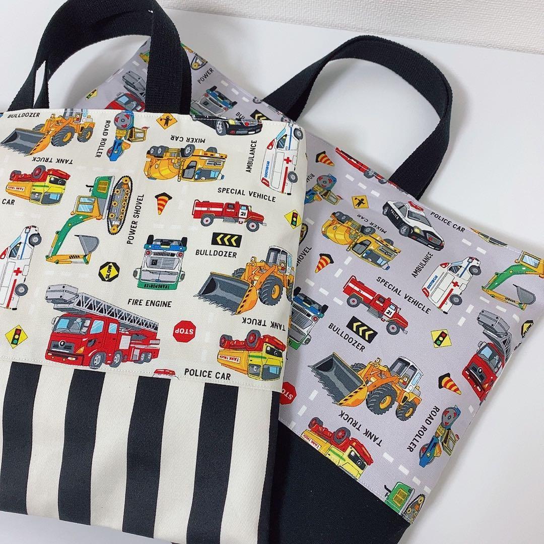 オーダーページ⭐︎ 働く車グレー　入園入学グッズ　まとめ買い割引有り◎