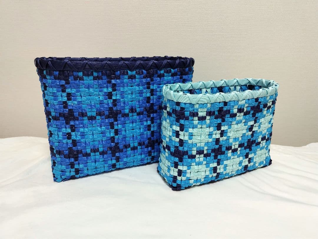 ちかこ！クラフトかごバッグ 大6個+小6個 計12個