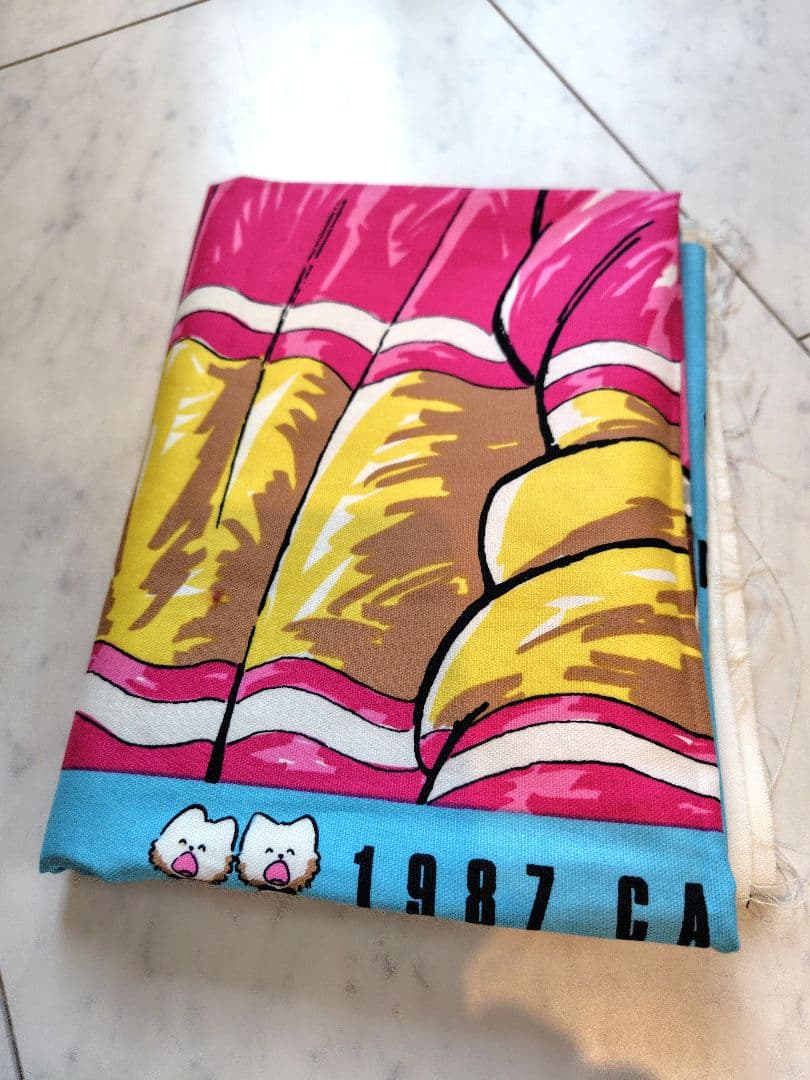 【値下げ！限定品！】あだち充　タッチ　 カレンダー 1987年　タペストリー