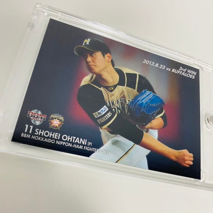 【超貴重】BBM 2013 大谷翔平 プロ３勝目記念カード