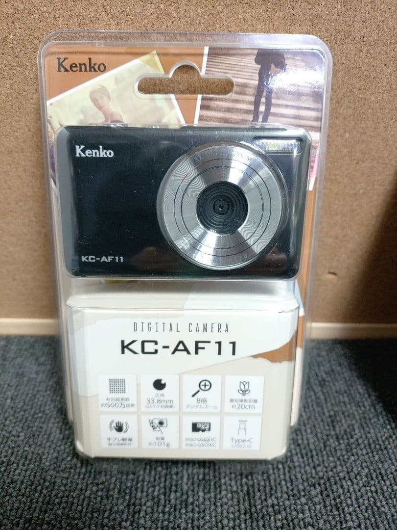 58☆ 新品 kenko デジタル カメラ KC-AF11 保護フィルム付き