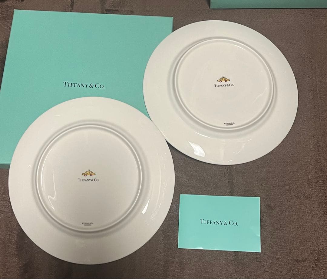 新品未使用・箱付 TIFFANY 5thア ベニュープレート 2枚